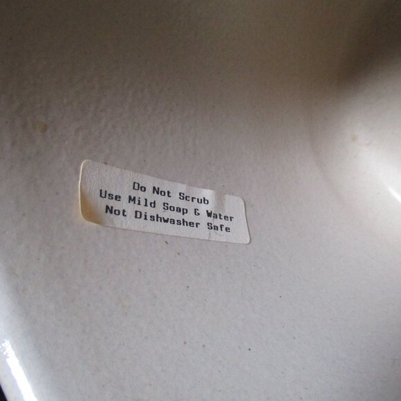 Vintage Robinson Ransbottom High Jar 1 Qt. Crock 'Friends Me & Thee' Pottery USA - Picture 6 of 7